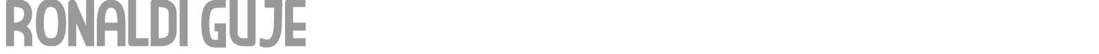 Ronaldi Guje font preview